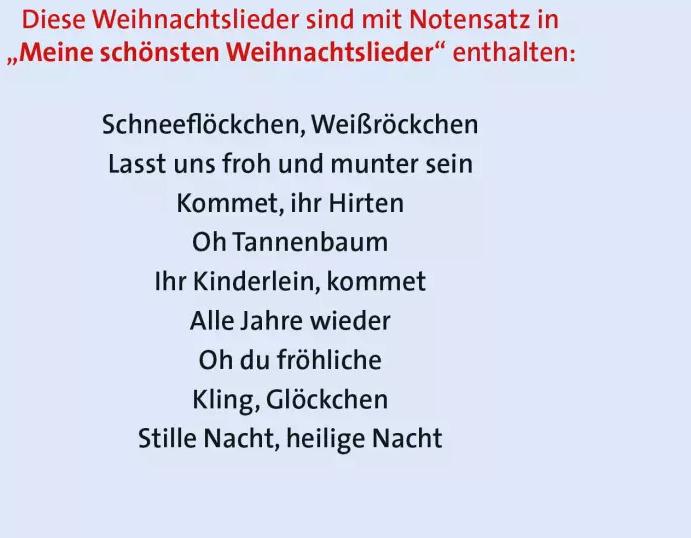 Produktbild Ravensburger Meine schönsten Weihnachtslieder (Deutsch, Marina Rachner)