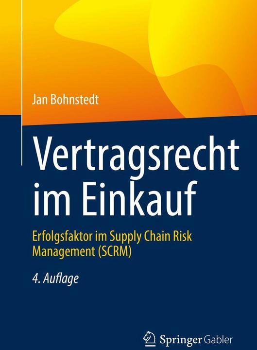 Produktbild Vertragsrecht im Einkauf (Deutsch, Jan Bohnstedt, 2022)