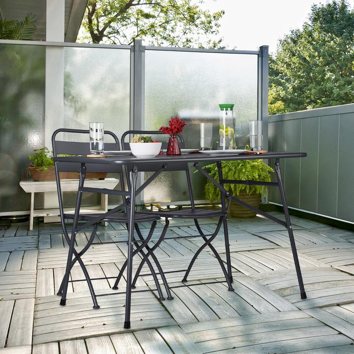 Actual product image Relaxdays Outdoor table (110 cm)