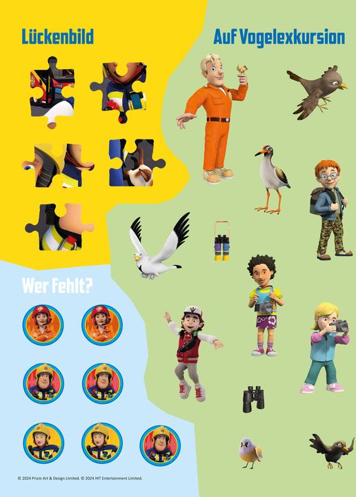 Image du produit Panini Sam le Pompier : 1001 autocollants : Stickers - Enigmes - Coloriage
