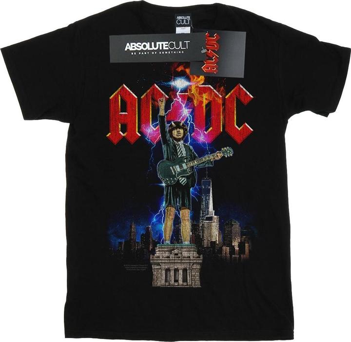 Produktbild AC/DC Angus NYC Baumwolle Boyfriend TShirt (5XL)