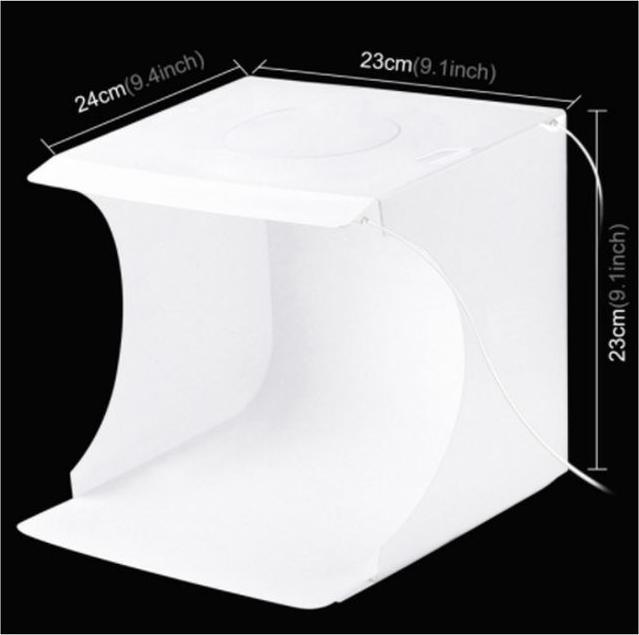 Produktbild Puluz Fotostudio Box 20cm mit integrierter LED Beleuchtung (Weiteres Zubehör)