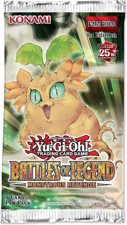 Actual product image Yu-Gi-Oh Battles of Legend Monstrous Revenge Booster - 1st Edition -! (English, Booster Pack)