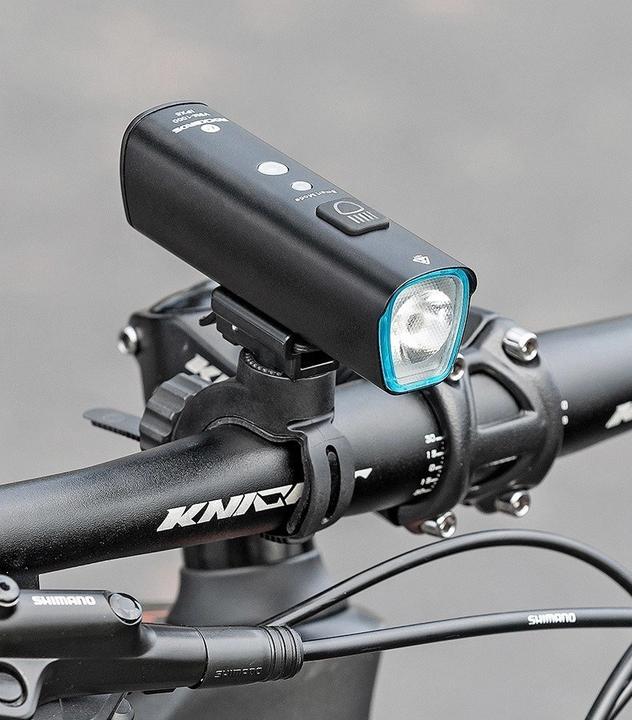 Actual product image Rockbros V9M-1000 front bicycle light 1000lm - black (1000 lm)