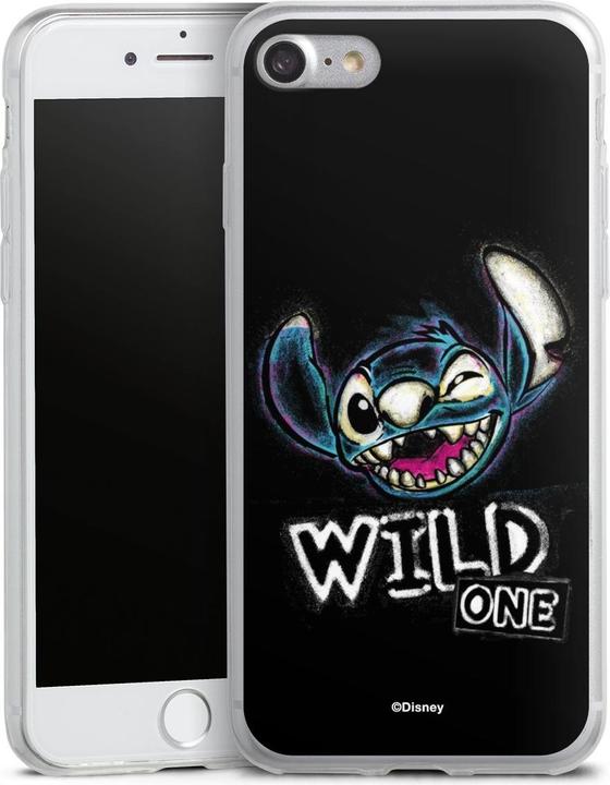Produktbild DeinDesign Slim Case für Apple iPhone 8 Silikon Hülle Ultra Dünn Handyhülle Lilo & Stitch Disney Offizielles (Apple iPhone 8)