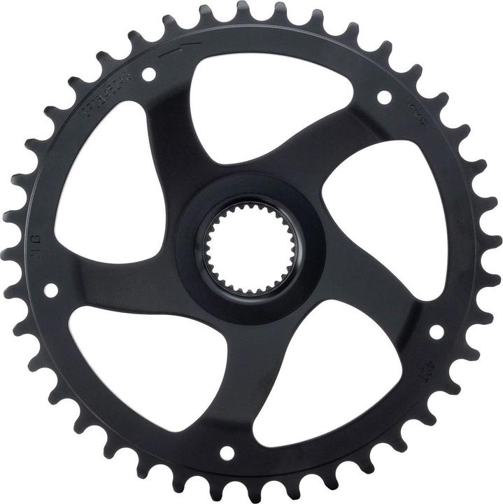 Produktbild KMC Kettenblatt Front, Bosch Gen4, 40T, 11/128", direct mount, Kettenlinie 52mm, black (128)