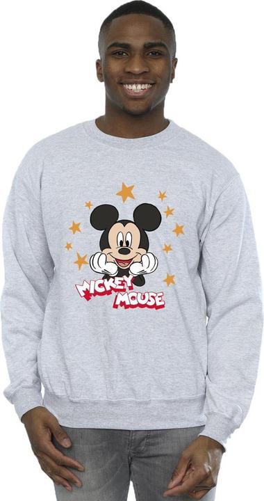 Actual product image Disney Mens Mickey Mouse Stars Sweatshirt (XL)