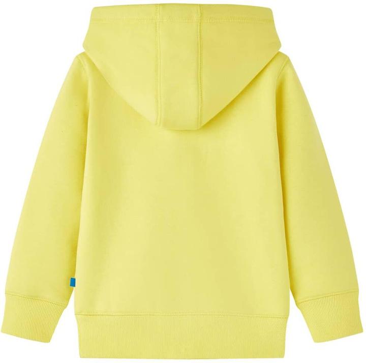 Actual product image VidaXL Children's hoodie with zip Light yellow (104)