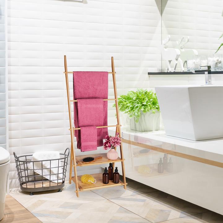 Actual product image Relaxdays Towel ladder