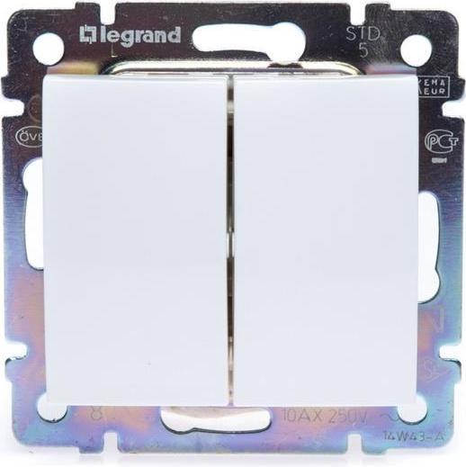Actual product image Legrand SWITCH VALENA (774,405, WHITE)