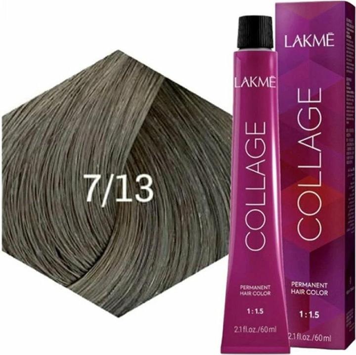 Immagine prodotto Lakmé Colore per capelli Collage Creme 7/13 Oro Cenere Biondo Medio