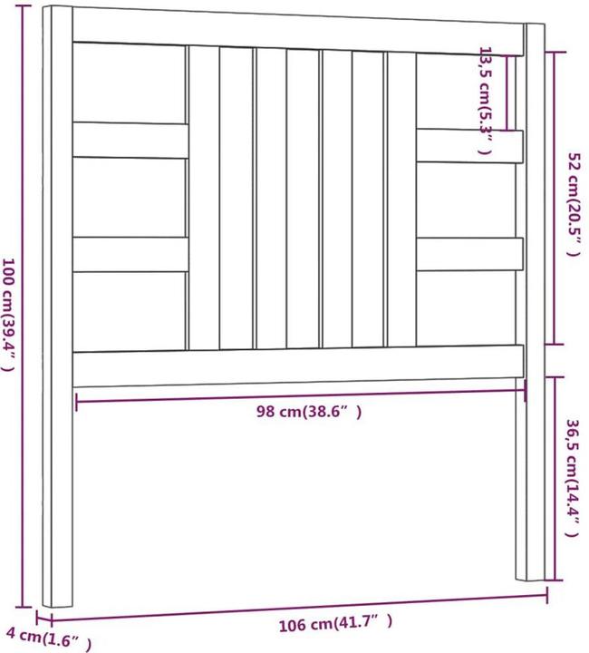 Immagine prodotto VidaXL Lior (106 x 4 x 100 cm)