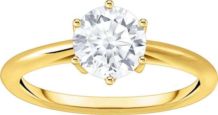 Thomas Sabo Ring mit weissem Stein im Brillantschliff