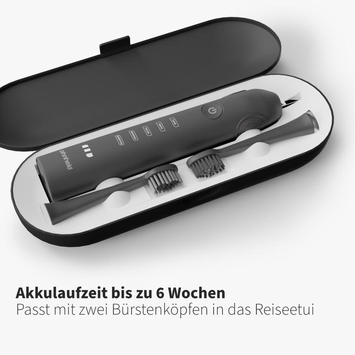 Productafbeelding Zahnheld Startset elektrische sonische tandenborstel + reisetui, wit (Sonische tandenborstel)