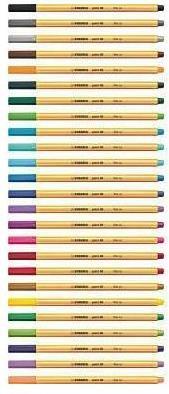 Actual product image STABILO point 88 Fineliner (Multicoloured, 20 x)