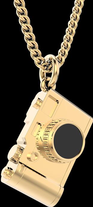 Image du produit MTM Collier de caméra (Laiton, Or 18k, 43 cm)