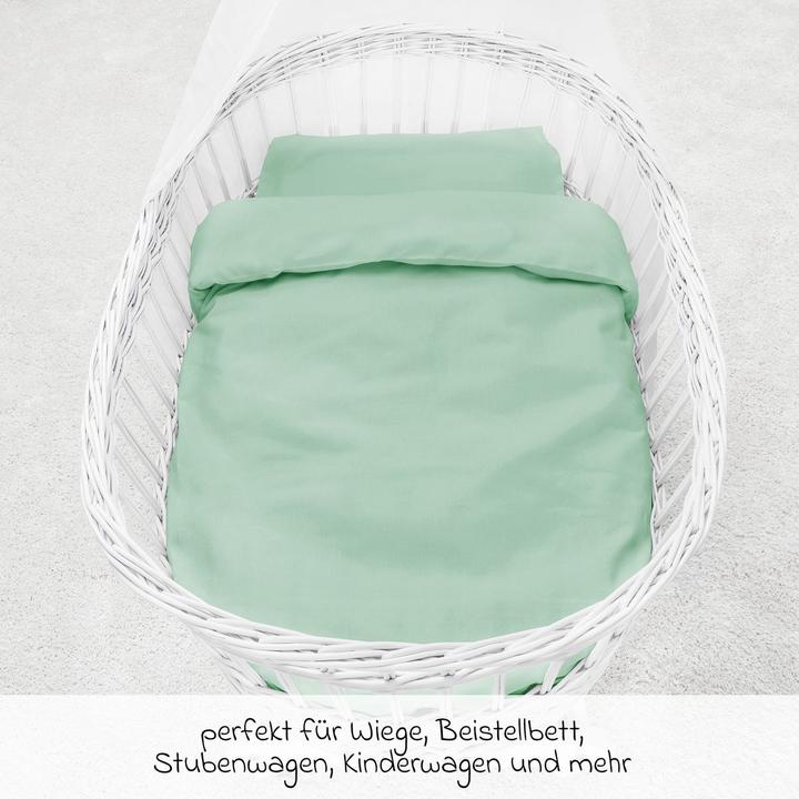 Produktbild Makian Babybettwäsche & Bettsets Bettwäsche 80 x 80 cm / 35 x 40 cm - Uni