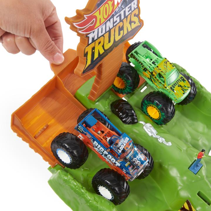Hot Wheels Monster Trucks Wettkampf Rennstrecke
