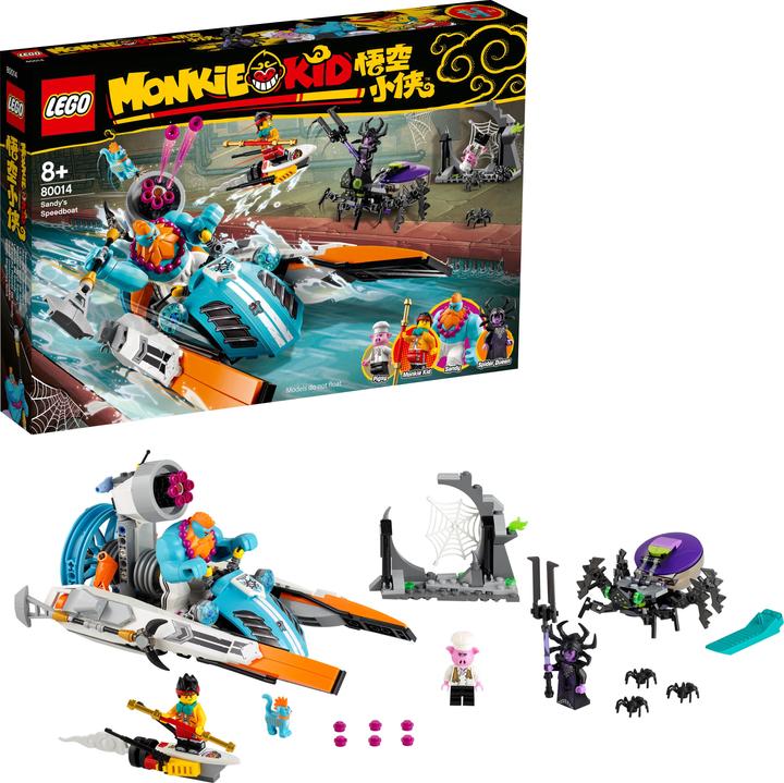 Actual product image LEGO Monkie Kid Sandy's Speedboat (80014, LEGO Monkie Kid)