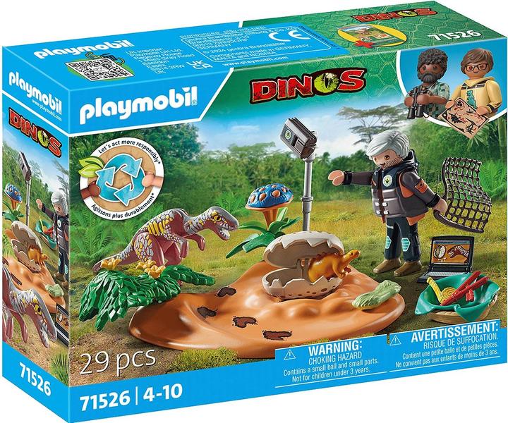 Actual product image Playmobil Stegosaurus nest with egg thief (71526)