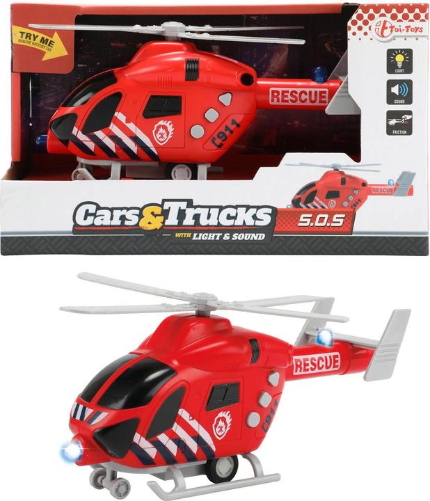 Produktbild Toi-Toys Brandweer Helikopter met Licht en Geluid