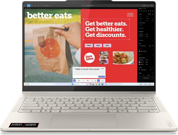 Lenovo Yoga 7 2-in-1 (14", AMD Ryzen AI 7 350, 16 GB, 1000 GB, DE)