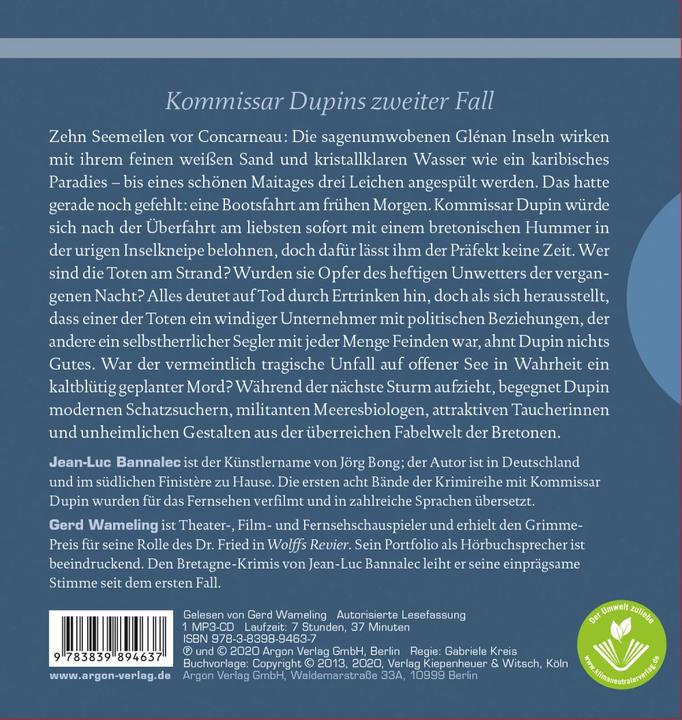 Produktbild Bretonische Brandung (Jean-Luc Bannalec, Gerd Wameling, Deutsch)