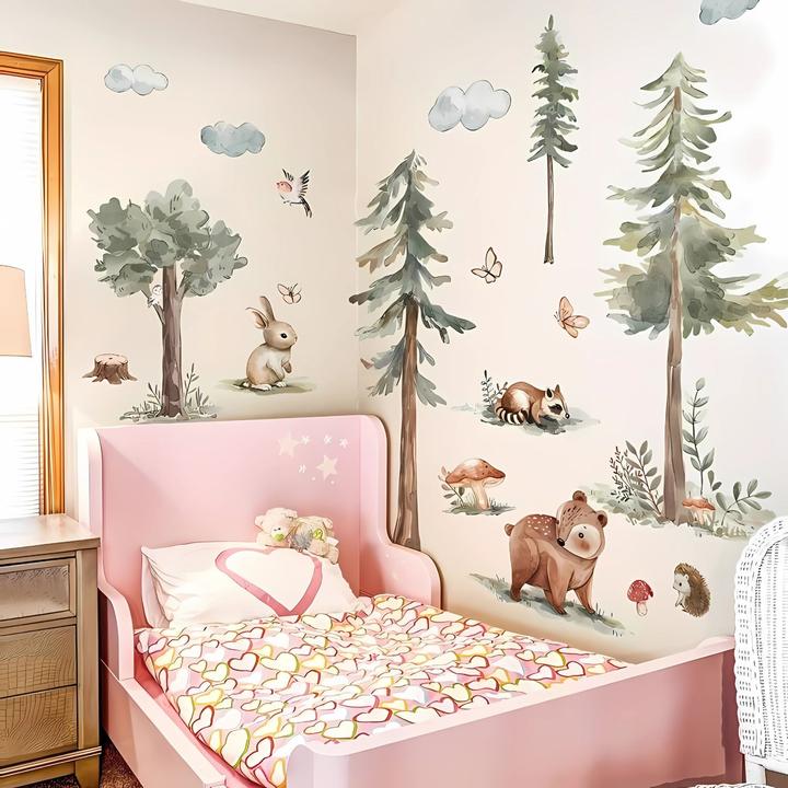 Produktbild Milkii Wandsticker, Sommertag im Wald (160 x 130 cm)