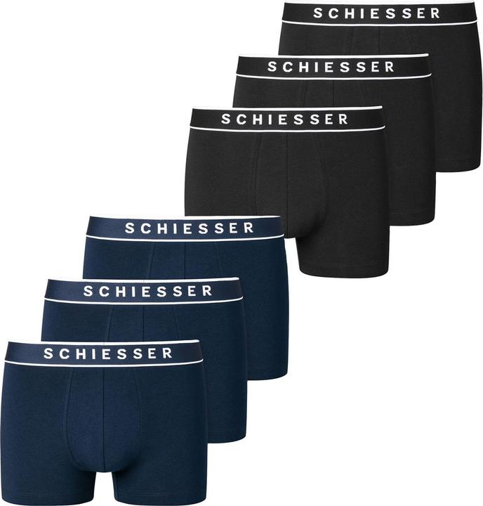 Schiesser Retro Boxer 95/5 Organic Cotton (3XL, 6er Pack)