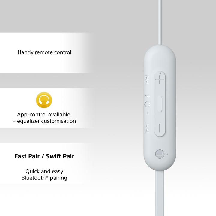 Actual product image Sony WI-C100 (25 h, Wireless)