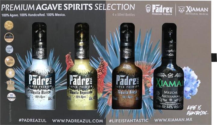 Padre Azul Premium Agave Spirits Selection (4 x 5 cl)