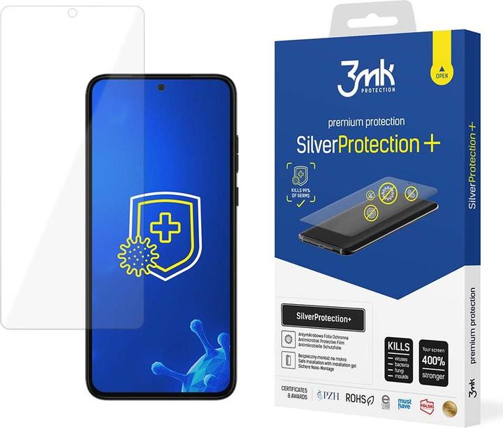 Actual product image 3MK Silver Protect+ Motorola Edge 30 Neo Folia Antymikrobowa montowana na mokro (1 Piece, Motorola Edge 30 Neo)