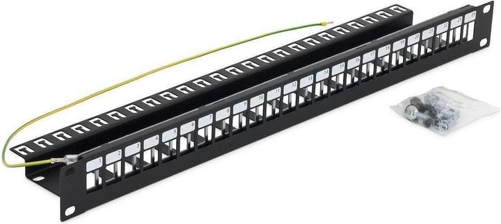 Immagine prodotto Triton RAC-PP-X10-A1 - Pannello patch 1U da 19" per max. 24 Keystone, 14,8x17,5 mm ciascuno, grigio