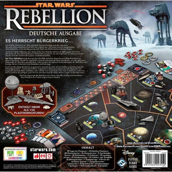 Actual product image FFG FFGD3002 - Star Wars: Rebellion, Board game, basic game, 2-4 players, ages 14+ (DE edition) (German)