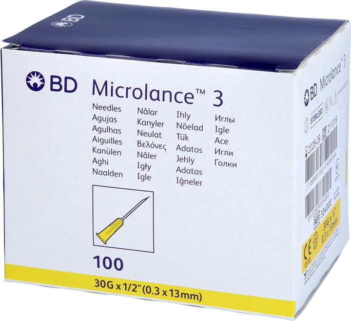 Actual product image BD MICROLANCE KANUELE 30g 1/2, 100 pcs KAN