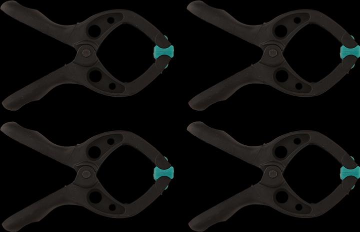 Produktbild wolfcraft wolfcraft 1 microfix - Federzwingen-Set 4-tlg.30mm (30 mm)