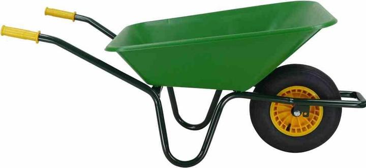 Produktbild FORT Gartenkarre Gartenkarre aus PP in grün, 147x65x62 cm, Fassungsvermögen 90 l, Bereifung: luftbereift