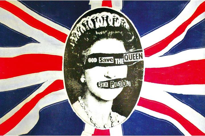 Image du produit Sex Pistols Poster God Save The Queen Tissu