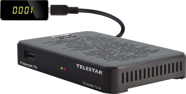 Immagine prodotto Telestar Telemini T2 IR incl. 3 mesi di freenet TV (DVB-T2, DVB-C)