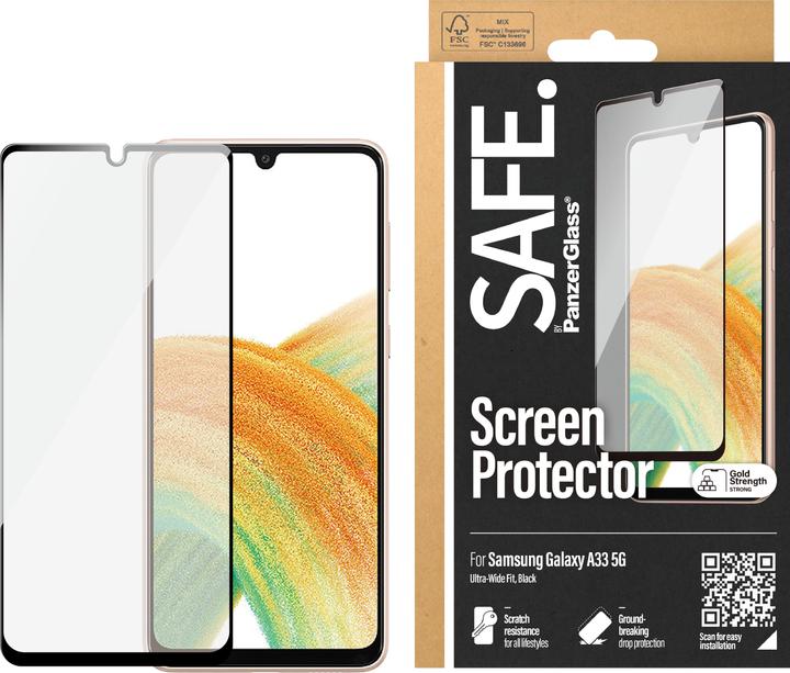 Actual product image Safe. Screen protector Case Friendly Galaxy A33 5G (1 Piece, Samsung Galaxy A33 5G)