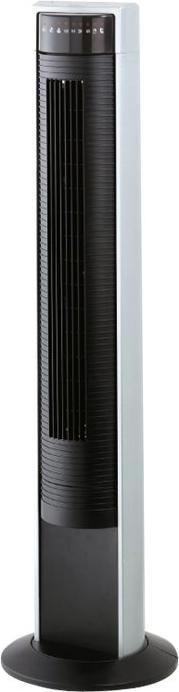 Produktbild Thermorex THERMEX Ariante, Haushaltsturmventilator, Schwarz, Flur, Thermoplast, 55 dB, 1300 m³/h (55 dB)