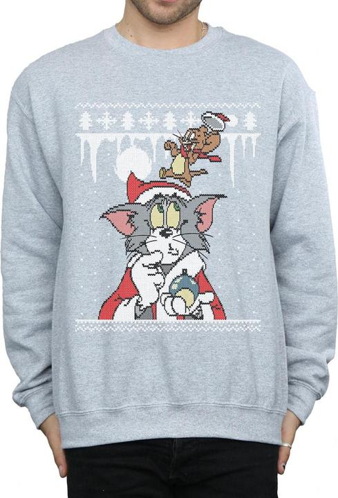 Immagine prodotto Tom & Jerry Christmas Fair Isle Felpa Uomo (XL)