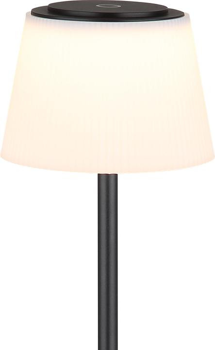 Produktbild Globo Gregoir LED Stehleuchte 4W CCT IP44 Schwarz Matt, Metall Ø13cm 58434SB