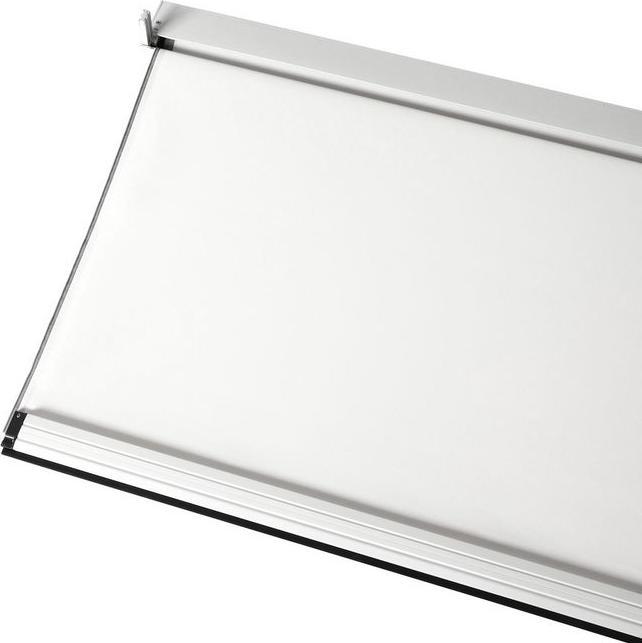 Produktbild Mendler 4er-Set Seitenwand für Pergola HWC-L46, Rollo Ersatzseitenwand, Stoff/Textil sturmfest 3x3m - weiss (300 cm, 271 cm)