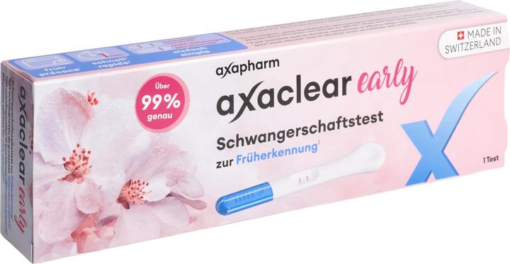Actual product image Axapharm axaclear early pregnancy test (1 x)