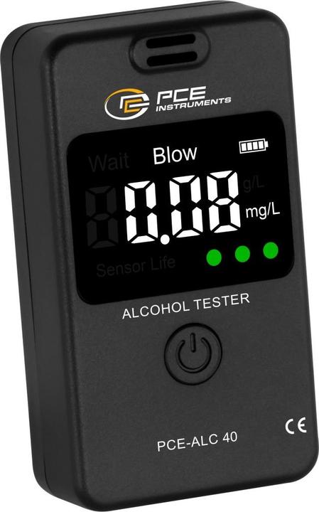 Image du produit PCE Instruments PCE-ALC 40 Alcootest avec écran, unités diverses