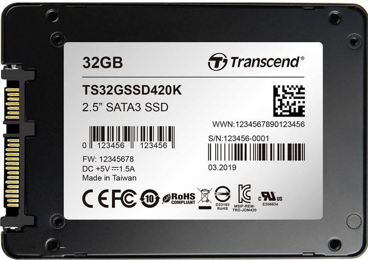 Immagine prodotto Transcend SSD420K SSD (32 GB, 2.5")