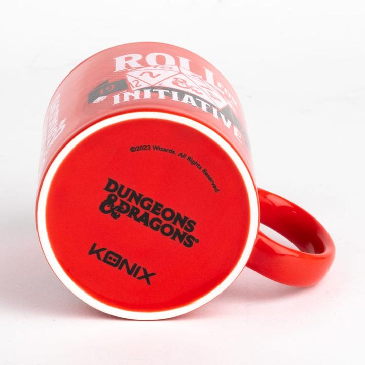 Actual product image Konix Dungeons & Dragons mug Roll for Initiative 320 ml (320000 ml, 1 x)