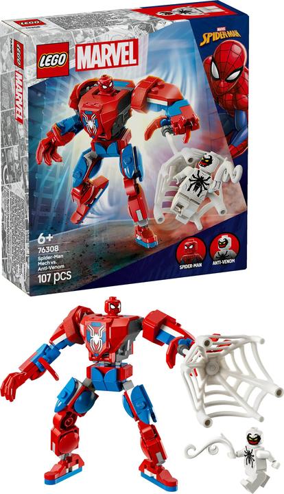 Produktbild LEGO Spider-Man Mech vs. Anti-Venom (76308, LEGO Marvel)