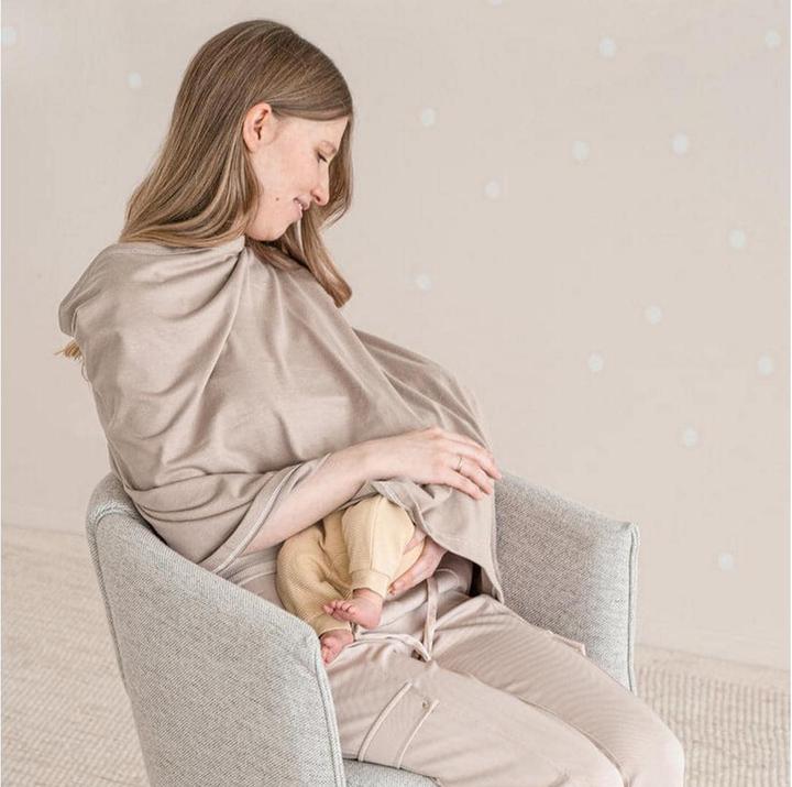 Actual product image Julius Zöllner Nursing Cloth Jersey Uni Sand